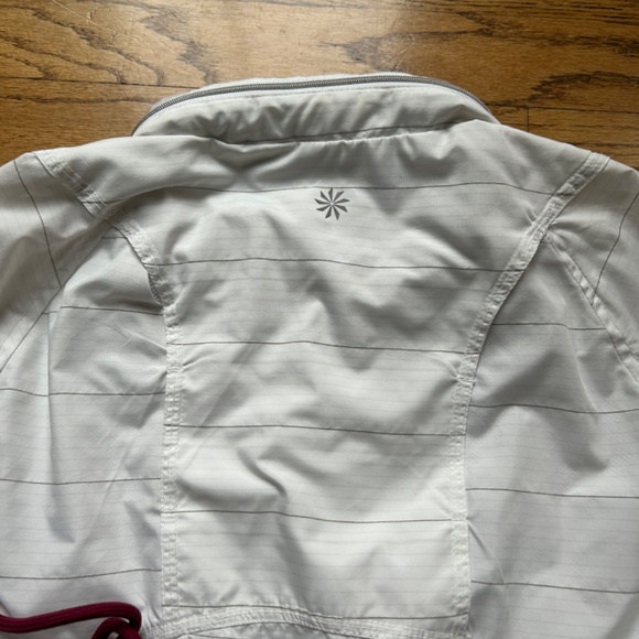 Athleta white lite weight zip jacket - Picture 9 of 12